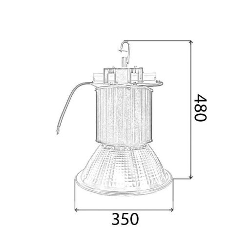 Đèn nhà thi đấu chuyên nghiệp 240W